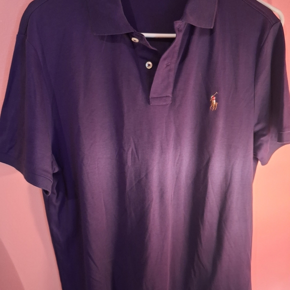 Polo Ralph Lauren Pima Soft Touch Polo Shirt - Medium - Purple